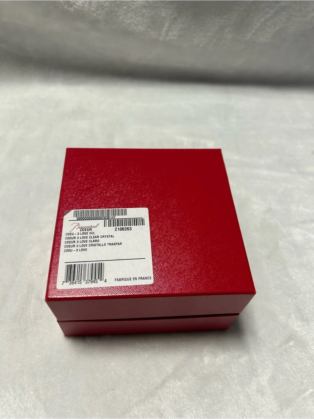 Baccarat red small